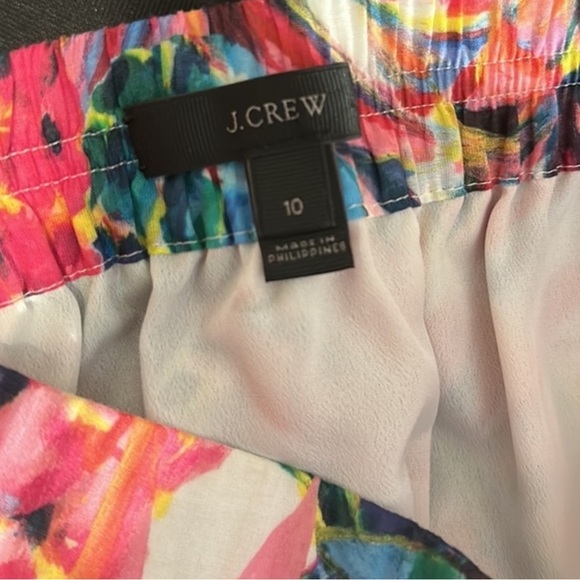 💜J.Crew Pineapple Ratti Print ALine Skirt Size 10 - Picture 2 of 2